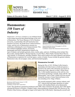 Hammonton: 150 Years of Industry
