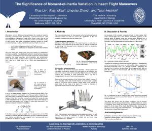 The Significance of Moment-Of-Inertia Variation in Insect Flight Maneuvers!