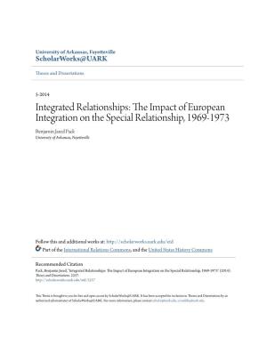 The Impact of European Integration on the Special Relationship, 1969-1973