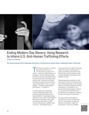 Human Trafficking Efforts by Maureen Q