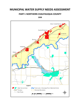 Municipal Water Supply Needs Assessment Part I: Northern Chautauqua County 2008