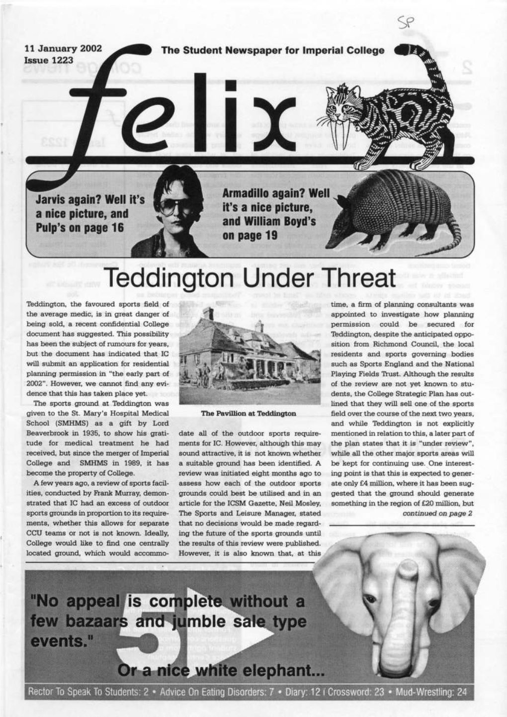 Felix Issue 1223, 2002