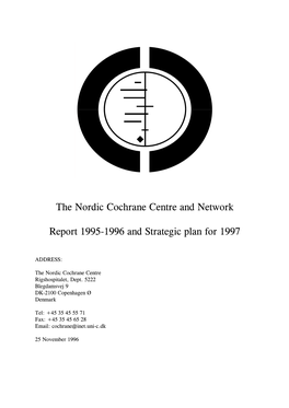 Annual Report 1995 to 1996 and Strategic Plan