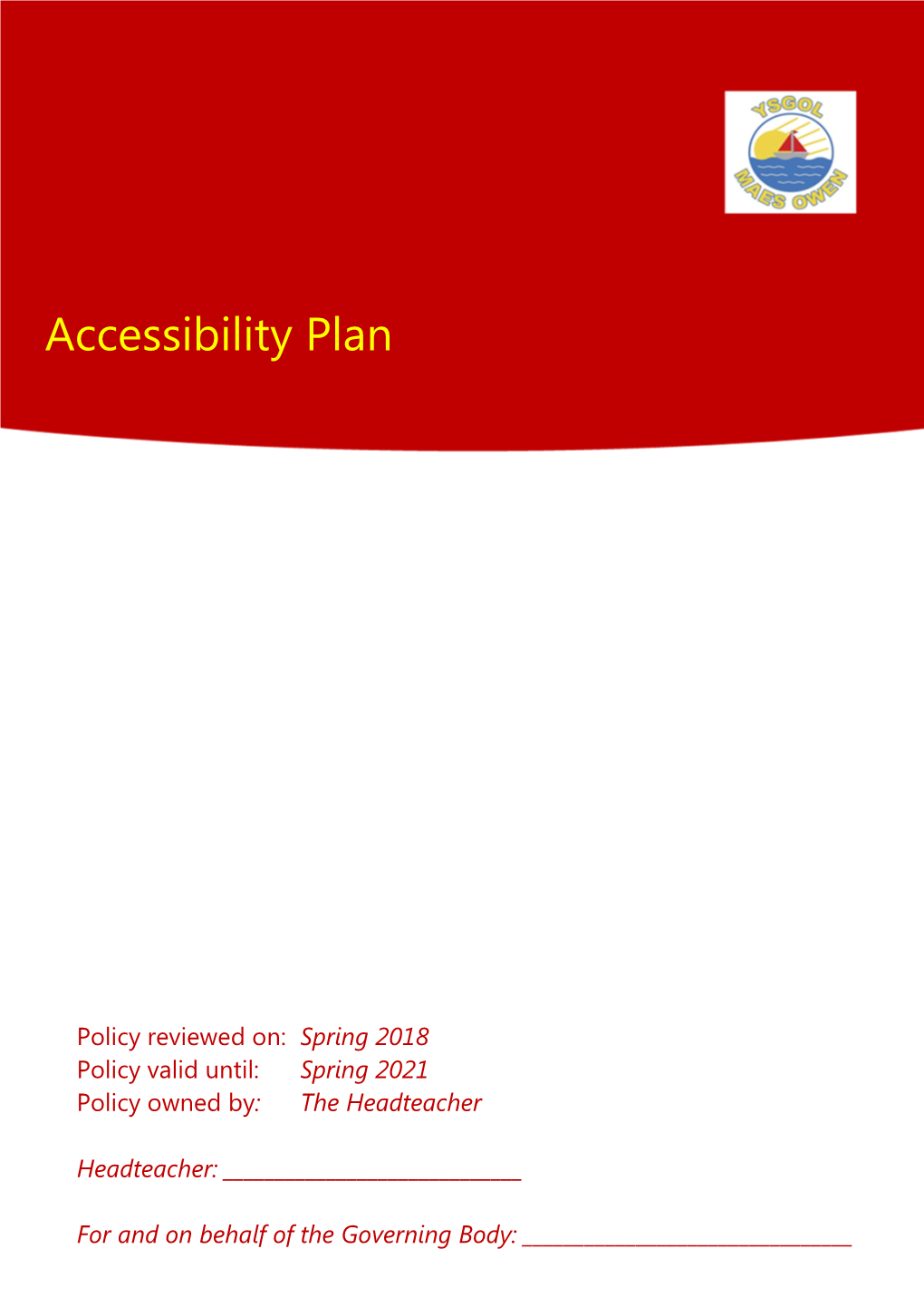 Accessibility Plan