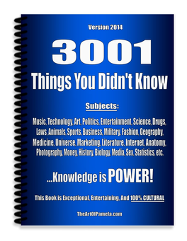 3001Thingsyoudidnotknow.Pdf