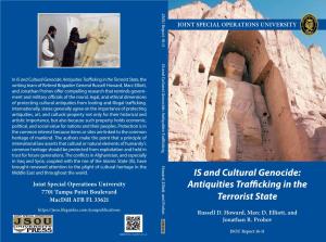 IS and Cultural Genocide: Antiquities Trafficking in the Terrorist State