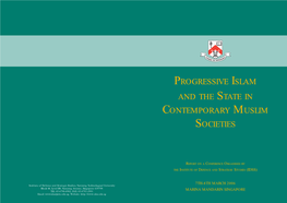 Progressive Islam and the State in Contemporary Muslim Societies