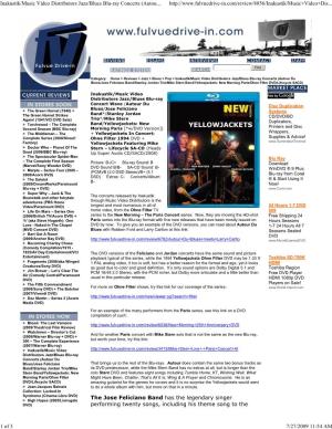 Inakustik/Music Video Distributors Jazz/Blues Blu-Ray Concert