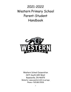 2021-2022 Western Primary School Parent-Student Handbook