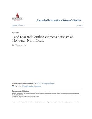 Land Loss and Garifuna Women's Activism on Honduras' North Coast