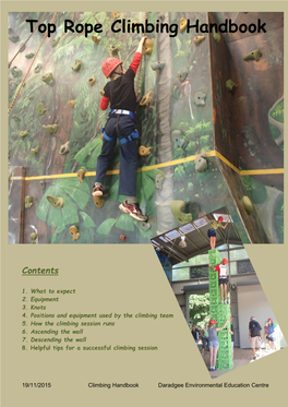 Top Rope Climbing Handbook