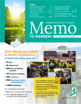 2016 Minnesota Safety & Health Conference