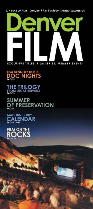 Doc Nights the Trilogy Summer of Preservation
