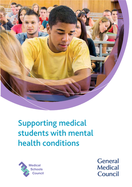 Supporting Medical Students with Mental Health Conditions