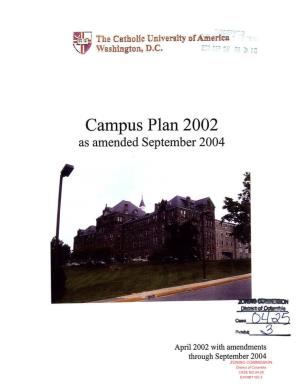 Campus Plan 2002 As Amended September 2004