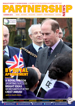 BY ROYAL APPOINTMENT Featuring a ROYAL VISITOR SPORTING SUCCESS BRIGHT IDEAS WORDSMITH POETRY CREST AWARD and So Much More