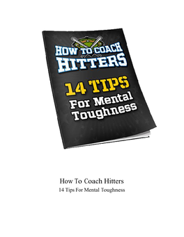 How to Coach Hitters