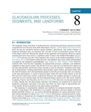 Chapter 8. Glacioaeolian Processes, Sediments, and Landforms