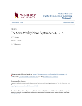 The Semi-Weekly News September 21, 1915