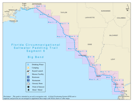 Florida Circumnavigational Saltwater Paddling Trail Segment 6 Big Bend