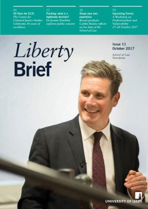 Liberty Brief Issue 11 October 2017