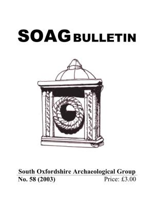 SOAG Bulletin 58