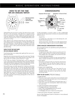 Seiko Watch Guide for Watches with Movement 7N43