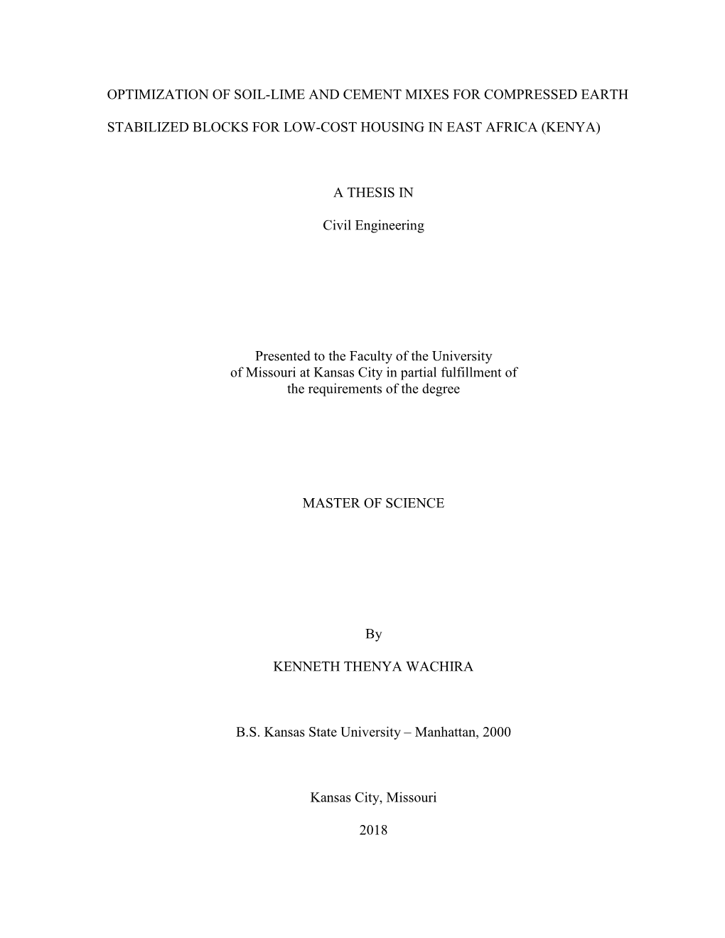 Optimization of Soil-Lime and Cement Mixes for Compressed Earth