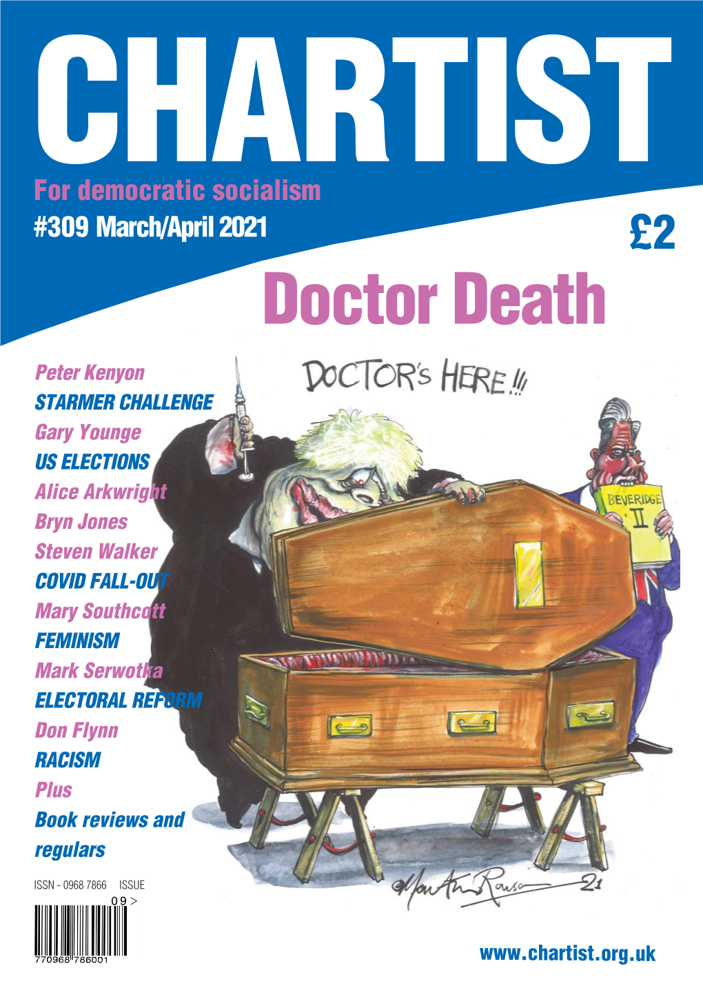 CHARTIST for Democratic Socialism #309 March/April 2021 £2 Doctor Death