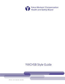 YWCHSB Style Guide