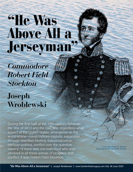 "He Was Above All a Jerseyman" | Joseph