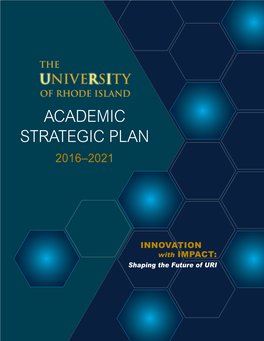 2016–2021 Academic Strategic Plan