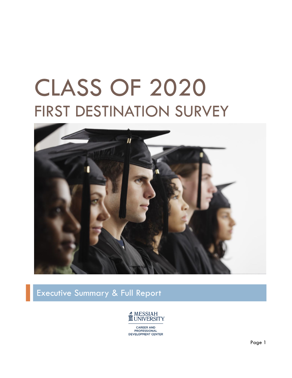 Class of 2020 First Destination Survey