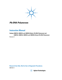 Manual: Pfu DNA Polymerase