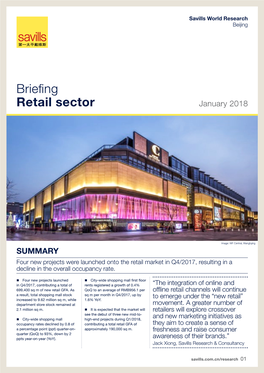 Briefing Retail Sector January 2018