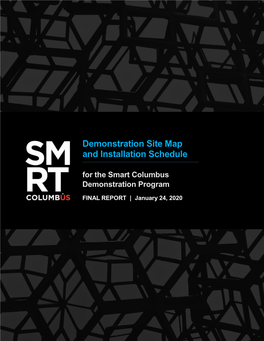 Smart Columbus Demonstration Site Map and Installation Schedule