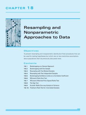 Resampling and Nonparametric Approaches to Data