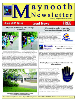 June Newsletter June 2011