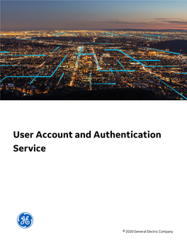 User Account and Authentication Service