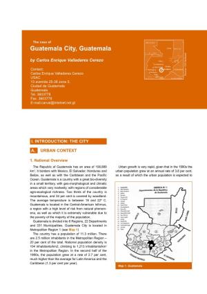 The Case of Guatemala City, Guatemala by Carlos Enrique Valladares Cerezo
