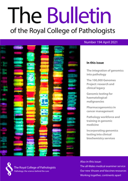 The Bulletin of the Royal College of Pathologists