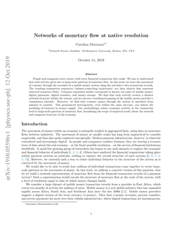 Networks of Monetary Flow at Native Resolution