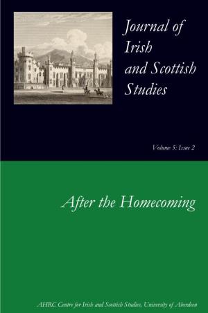 Journal of Irish and Scottish Studies After the Homecoming