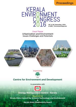 Urbanization and Environment – Issues, Challenges and Potentials