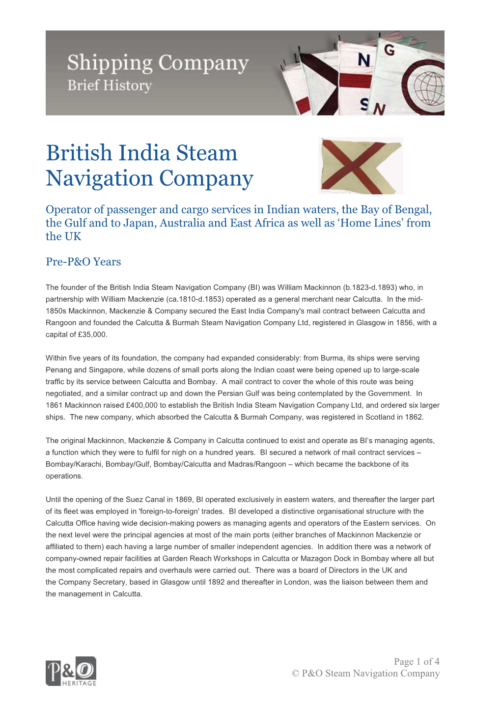 British India Steam Navigation Company
