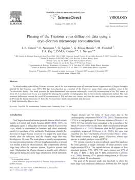 Phasing of the Triatoma Virus Diffraction Data Using a Cryo-Electron Microscopy Reconstruction