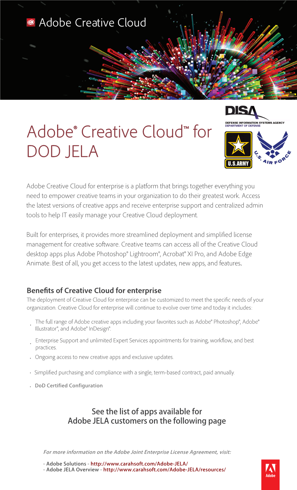 Adobe Creative Cloud for Enterprise Overview