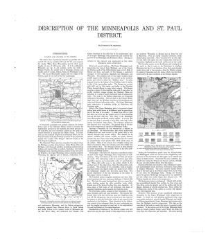 Description of the Minneapolis and St. Paul District