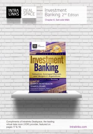 Investment Banking 2Nd Edition Chapter 6, Sell-Side M&A