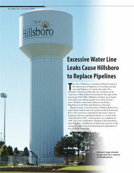 Excessive Water Line Leaks Cause Hillsboro to Replace Pipelines